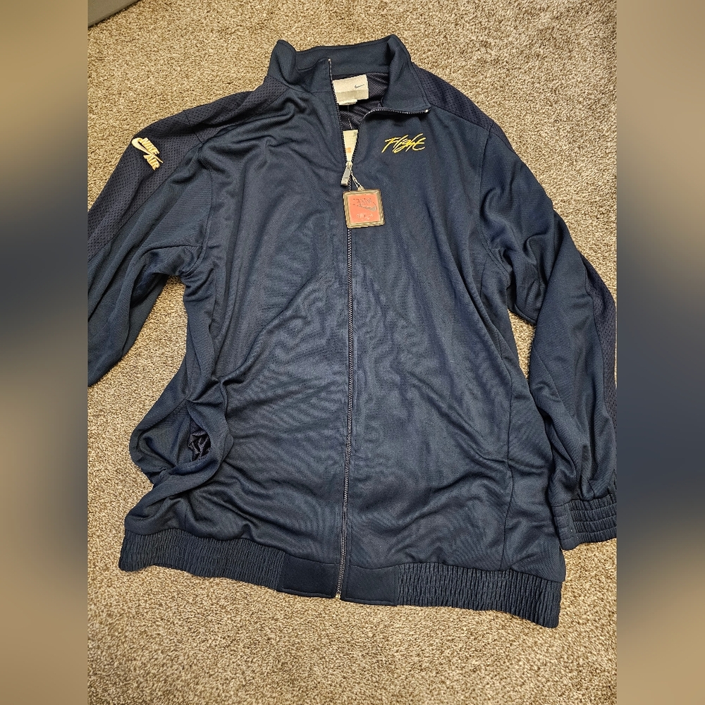 Nike Men's Navy Blue Track Jacket
